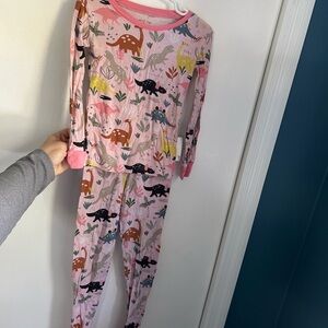 Little Sleepies Pink Jurassic Jungle PJs - 3T